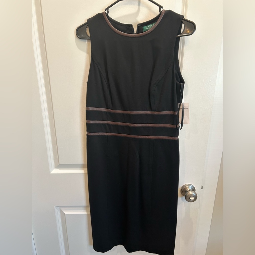 Black sheath dress